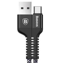 BASEUS USB-C kabel tipa C 2A 1M Confidant Ab črne barve