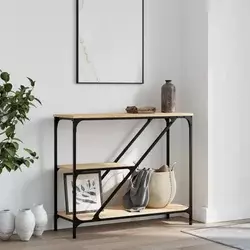 Konzolni stol boja hrasta sonome 88,5x30x75cm konstruirano drvo