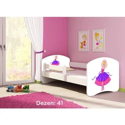 Deciji krevet ACMA II 140x70 + dusek 6 cm WHITE41