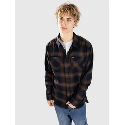 Volcom Netastone Flannel Shirt dark earth