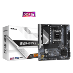 ASROCK Matična ploča AM5 B650M-HDV/M.2 crna