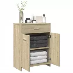 Kupaonski ormarić boja hrasta 60x33x80 cm od konstruiranog drva