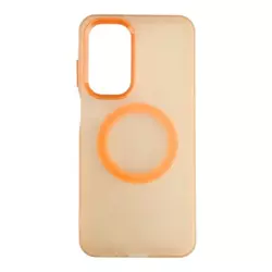 Silikonska futrola Magsafe FLURO COLOR Samsung A37 NARANDŽASTA