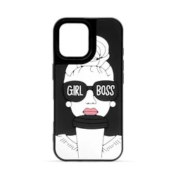 Futrola 3D Protect za Iphone 16 DZ2/4, Crno-bela