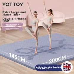 Yottoy Prostirka za jogu, 200x145cm, Plava