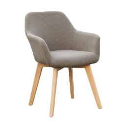 eoshop Dizajnerski stol, rjava/bukev, KLOR NOVO