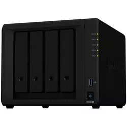 Synology DiskStation DS920+, Tower, 4-Bays 3.5 SATA HDDSSD, 2 x M.2 2280 NVMe SSD slot, CPU 4-core 2.0 (base) 2.7 (burst) GHz, 4 GB DDR4 n