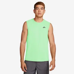 Nike M NK DF SOLAR CHASE SLVLS TOP, majica, zelena FN3309