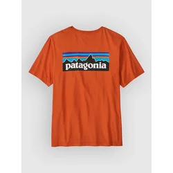 Patagonia P-6 Logo moška majica coal orange