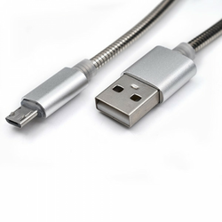 KETTZ kabl usb metalni MICRO 1m Silver MAB-K010