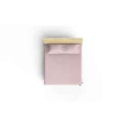 Aberto Design Double Prekrivač Fresno (240 x 250), 240x250cm, Roze