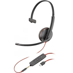 Plantronics BLACKWIRE,C3215 USB-C,SINGLE UNIT (209750-22)