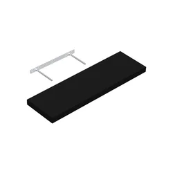 Polica sa skrivenim nosačem FS80/24 795x235mm crni Velano