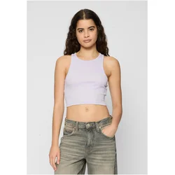 Womens Cropped Rib Top 2-Pack Softseagrass+Lilac