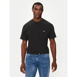 Lacoste Majica TH2827 Črna Regular Fit