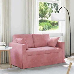 Sofa Ružičasta 138 x 78 x 80 cm Baršun
