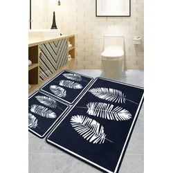 Lessentiel Maison Set 3 prostirke za kupatilo Crni