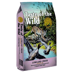 Taste of the Wild Lowland Creek Prepelica i divlja patka - 2 kg