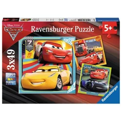 Ravensburger Slagalica Cars, 3x49 delova