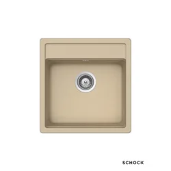 Schock Granitna ugradna sudopera Nemo N100S, 47x49cm, Šampanjac