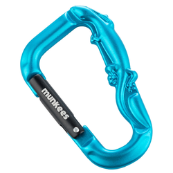 MUNKEES KARABINER 3D LIZARD BLUE