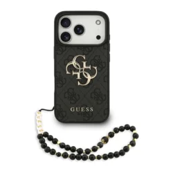 Maska Guess 4G Strap 4G Classic Logo za iPhone 17 Pro crna