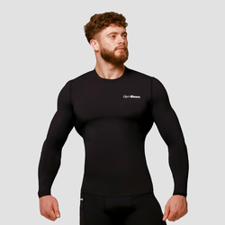 GymBeam Kompresivna majica dugih rukava Mid black