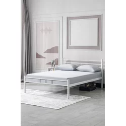 Woody Fashion Double Bedstead K70 - White (120 x 200)