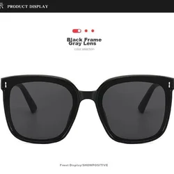 Baixiaoshe Unisex naočare za sunce, Crne