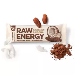 BOMBUS Raw Energetska pločica 50 g kokos-kakao