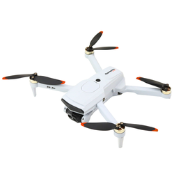 Dron D6 PRO kamera LED luči aplikacija svetlo siva