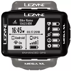 LEZYNE kolesarski GPS računalnik Mega XL GPS