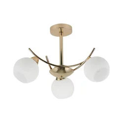 Luster na šipci AMOS 3xE27/40W/230V zlatna