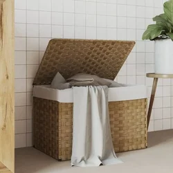 Košara za rublje s poklopcem 55,5 x 35 x 34 cm od poliratana