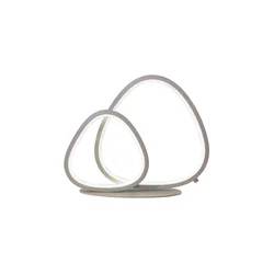 LED stona lampa HELIX LED/15W/230V srebrna