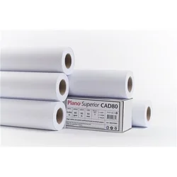 Plano Superior Plotter Roll - 297 mm x 50 m x 50 mm, 80 g/m2