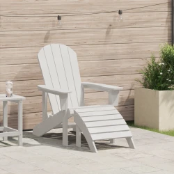 Adirondack stolica Bijelo 82 x 74 x 92 cm HDPE