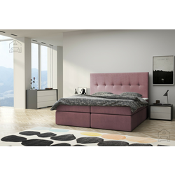 Boxspring postelja Nancy - 140x200 cm