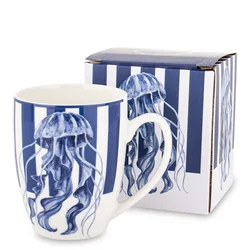 Večbarvna porcelanasta skodelica
