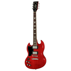 Električna gitara Harley Benton - DC-580LH CH, crvena