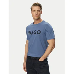 HUGO Majica Dulivio 50467556 Modra Regular Fit