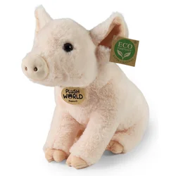 Plišasti prašiček 28 cm ECO-FRIENDLY PLUSH WORLD