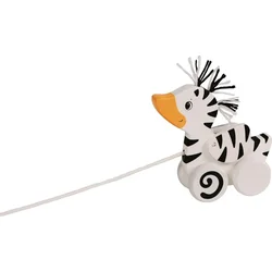 Goki Lesena vlečna račka zebra