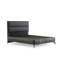 HANAH HOME Bračni krevet Rise 180 x 200 Dark Grey