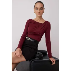 Trendyol Milla ženska bluza Twoaw26Bz00088, bordo