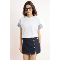 Trendyol Milla Ženska majica TWOSS24TS00007, Bela