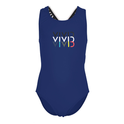 VIVID Enodelne kopalke modra/bela
