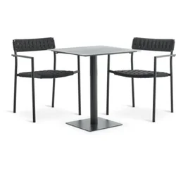 KAPPRUET D65 sto + 2 TRILLEVALLEN stolice crna
