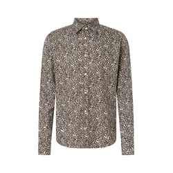 JOOP! Jeans Srajca Hanson26 ecru / temno rjava