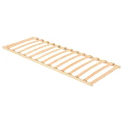 Vidaxl Lamelni podstavek Rjava 70 x 190 cm Trda bukovina